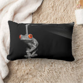 目が赤いアマガエル ランバークッション (ブランケット)