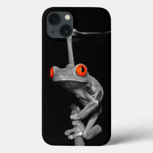目が赤いアマガエル iPhone 13ケース