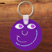 目が連絡キーチェイン過多 キーホルダー (正面)