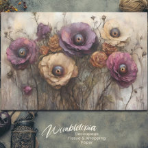 目が離れるゴシックファンタジーフローラブーケ