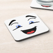 目が青い コースター (左側)