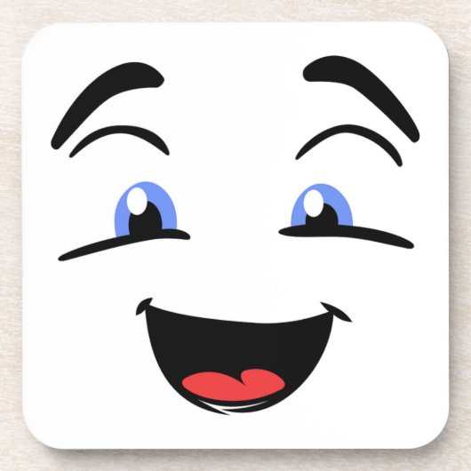 目が青い コースター (正面)