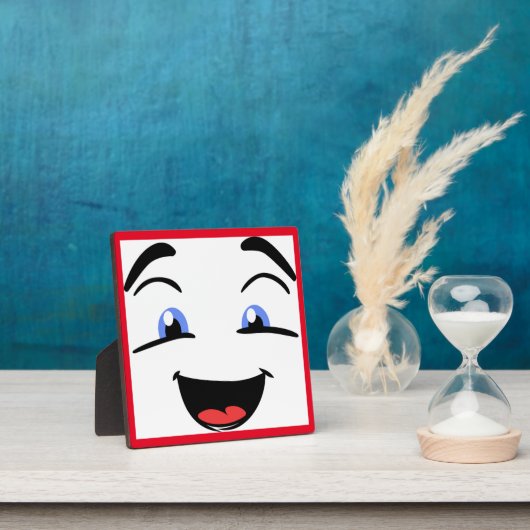 目が青い フォトプラーク (インサイチュ)