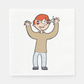 目が飛び出す スタンダードランチョンナプキン (正面)