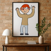 目が飛び出す ポスター