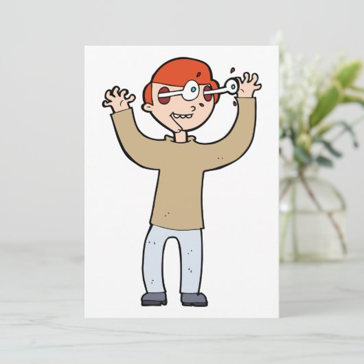 目が飛び出す 招待状 (スタンド正面)