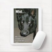 目が飛び出た犬 マウスパッド (マウス)