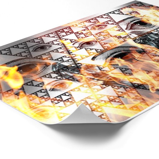 目が飛び散る！ ポスター (角)