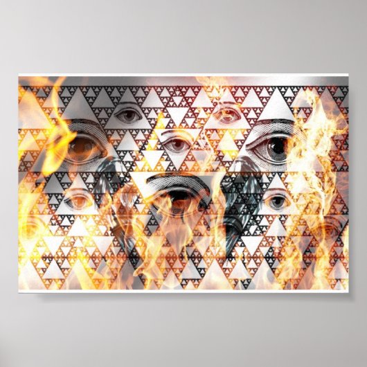 目が飛び散る！ ポスター (正面)