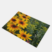 目が黒いスーザンの花 ドアマット (アングル)