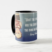 目が…"見る何をHOUDINI " マグ (正面左)