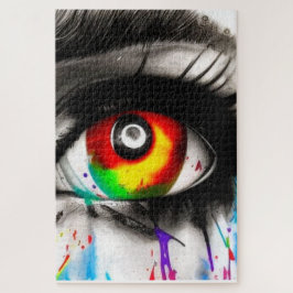 目だ！印象的な画像。 ジグソーパズル