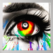 目だ！印象的な画像。 ポスター (正面)