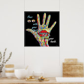 目で聞く ポスター (キッチン)