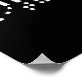目で見る目が少ない – 盲目点字 ポスター (角)