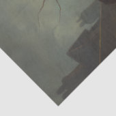 目と不気味な白熱［赤熱］光を放つ魔女 – ハ幽霊のよく出るロウィン 薄葉紙 (詳細)