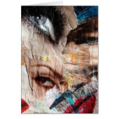 目と唇のコラージュ、すべての行事あいさつ空白のい (正面)