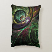 目と目の抽象芸術アートアクセントピロー アクセントクッション (裏面(縦))