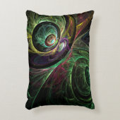 目と目の抽象芸術アートアクセントピロー アクセントクッション (正面(垂直))