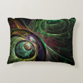 目と目の抽象芸術アートアクセントピロー アクセントクッション (裏面)