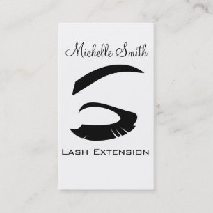 目と長い点滅Lash Extension名刺 名刺