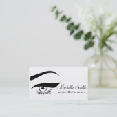 目と長い点滅Lash Extension名刺 名刺 (スタンド正面)