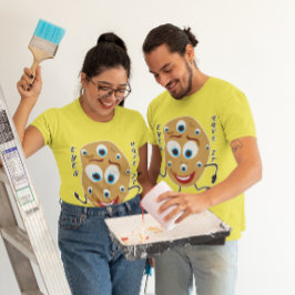 目にかわいいのおもしろいポテトユニセックスTシャツ Tシャツ