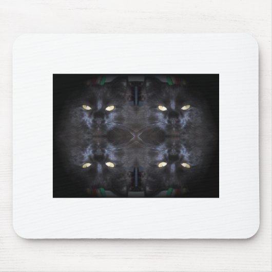 目にそれが白いマウスパッドあります マウスパッド (正面)