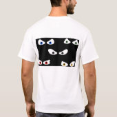 目に友人があります Tシャツ (裏面)