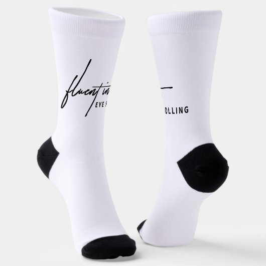 目に堪能 – Sassy転が Statement Socks ソックス (傾斜あり)
