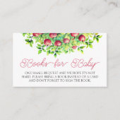 . .目に感謝する本のリンゴをベビー エンクロージャーカード (正面)