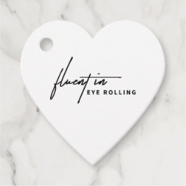 目に流転がちょうな – 皮肉なトレイ フェイバータグ