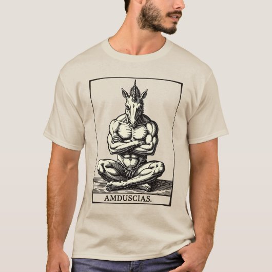 目に見えないオーケストラの残響 - アムドゥシアス Tシャツ (正面)