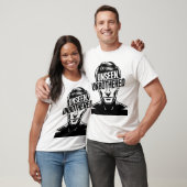 目に見えないストイック男やる気を起こさせる引用文アート Tシャツ (ユニセックス)