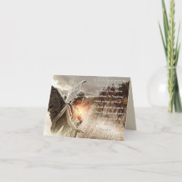 目に見えないスレッド語グリーティングカード カード