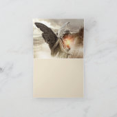 目に見えないスレッド語グリーティングカード カード (内部)