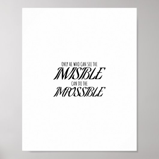 目に見えない人しか見えない ポスター (正面)