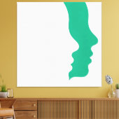 目に見えない会話 キャンバスプリント (インサイチュ (リビング))