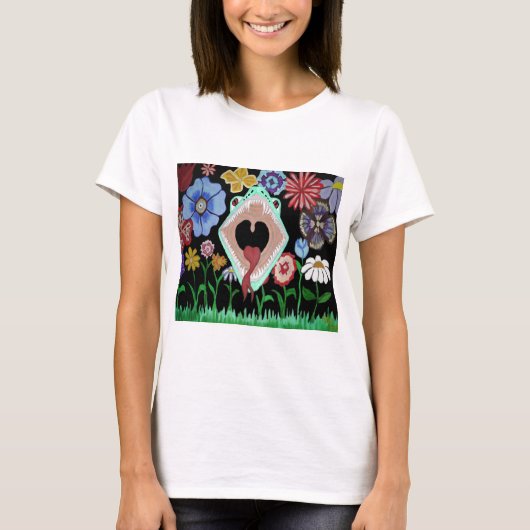 目に見えない危険 Tシャツ (正面)