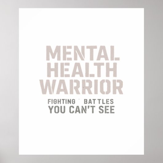 目に見えない戦い、内なる強さ ポスター (正面)