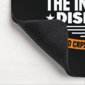 目に見えない疾患RSDはAを誤解した マウスパッド (コーナー)