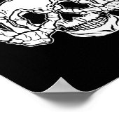 目に見えない病気のハロウィンスケルを壊しても大丈夫 ポスター (角)