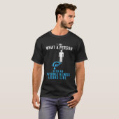 目に見えない病気の人は小狼だ Tシャツ (正面フル)