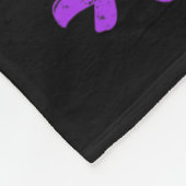 目に見えない病気の方が実在多い フリースブランケット (角)