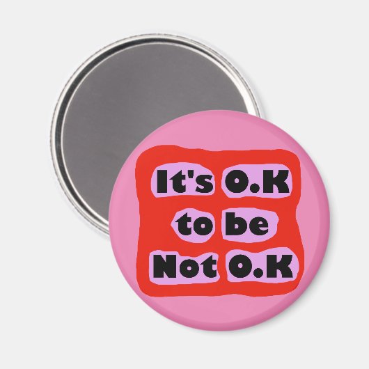 目に見えない病気は大丈夫だ マグネット (正面/裏面)