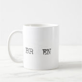 目に見えない病気を壊しても大丈夫だ コーヒーマグカップ (左)