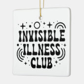 目に見えない病気クラブ セラミックオーナメント (左)