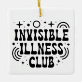 目に見えない病気クラブ セラミックオーナメント (正面)