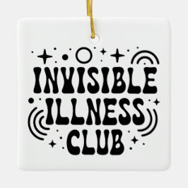 目に見えない病気クラブ セラミックオーナメント