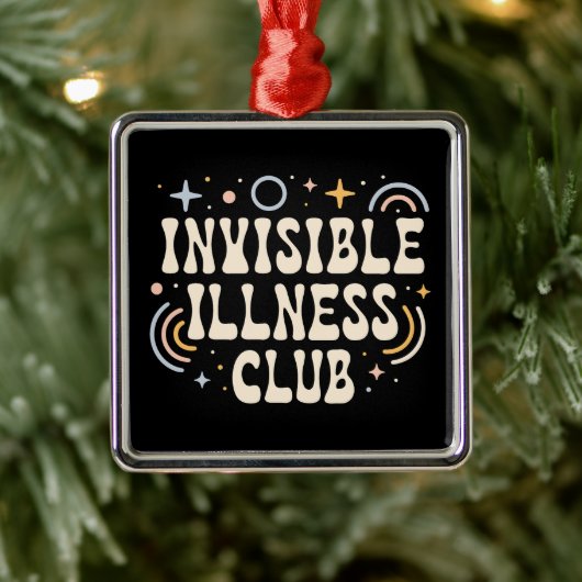 目に見えない病気クラブ メタルオーナメント (ツリー)